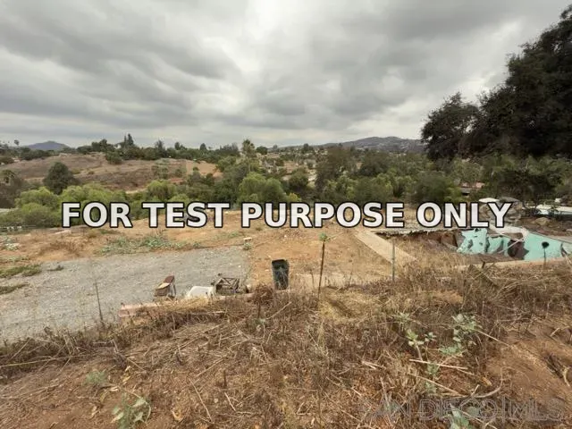 Demo/Test Data 802 Vista Grande Rd, El Cajon, Ca 92019