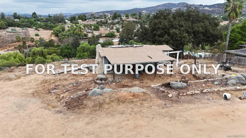 Demo/Test Data 802 Vista Grande Rd, El Cajon, Ca 92019