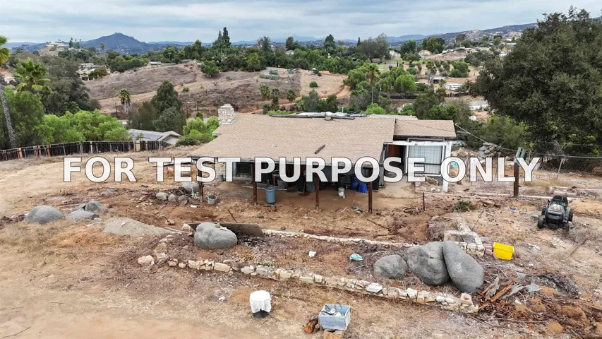 Demo/Test Data 802 Vista Grande Rd, El Cajon, Ca 92019