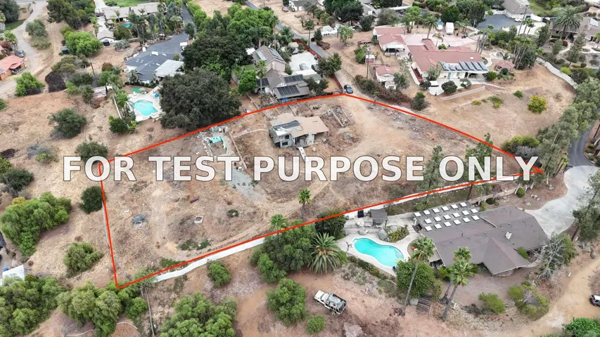 Demo/Test Data 802 Vista Grande Rd, El Cajon, Ca 92019