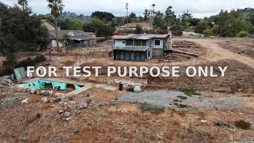 Demo/Test Data 802 Vista Grande Rd, El Cajon, Ca 92019