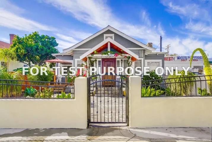 Demo/Test Data 3852-56 1st Ave, San Diego, Ca 92103