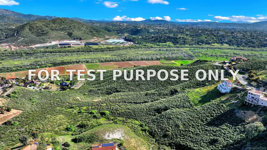 Demo/Test Data Sierra Linda Dr Unit 0, Escondido, Ca 92025