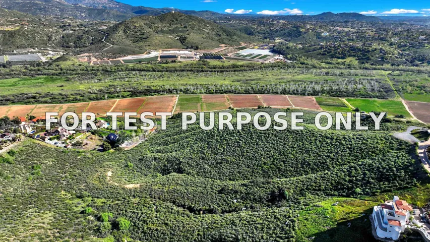 Demo/Test Data Sierra Linda Dr Unit 0, Escondido, Ca 92025