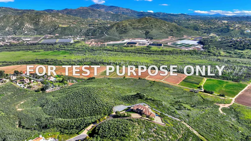 Demo/Test Data Sierra Linda Dr Unit 0, Escondido, Ca 92025