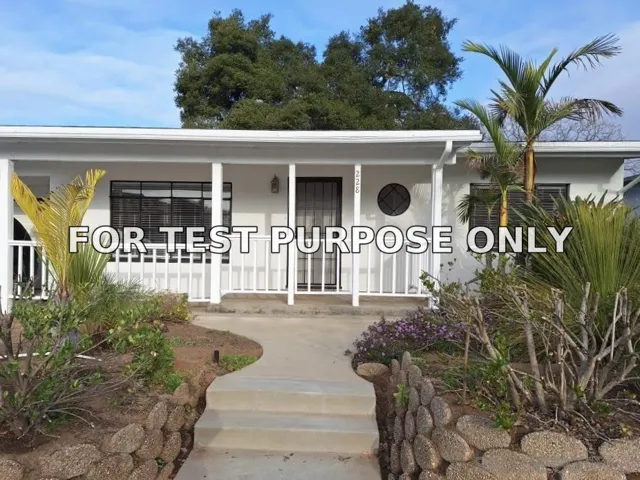 Demo/Test Data 228 E 15th Ave, Escondido, Ca 92025