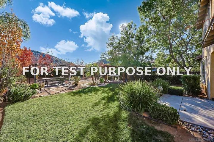 Demo/Test Data 3023 Wohlford Dr, Escondido, Ca 92027