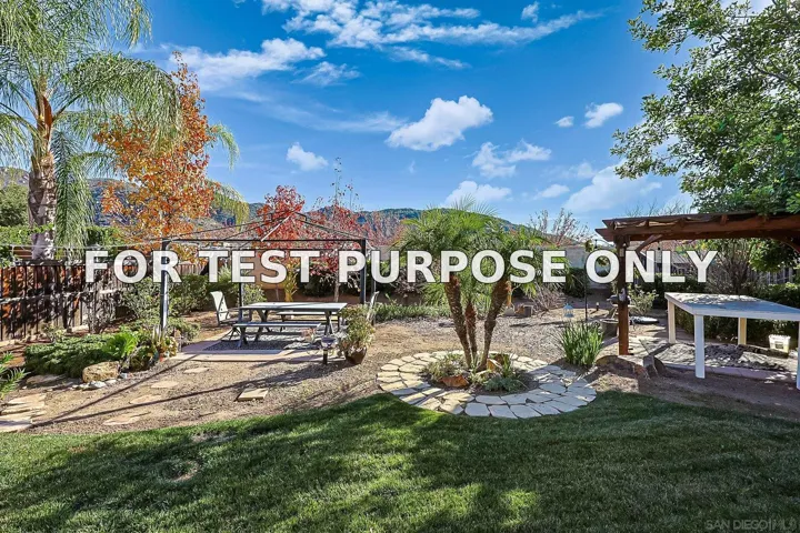 Demo/Test Data 3023 Wohlford Dr, Escondido, Ca 92027