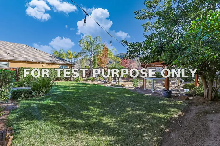 Demo/Test Data 3023 Wohlford Dr, Escondido, Ca 92027