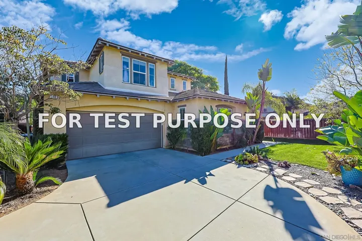 Demo/Test Data 3023 Wohlford Dr, Escondido, Ca 92027