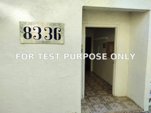 Demo/Test Data 8338 Regents Rd Unit 2y, San Diego, Ca 92122