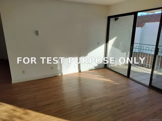 Demo/Test Data 8338 Regents Rd Unit 2y, San Diego, Ca 92122