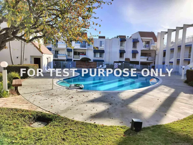 Demo/Test Data 8338 Regents Rd Unit 2y, San Diego, Ca 92122
