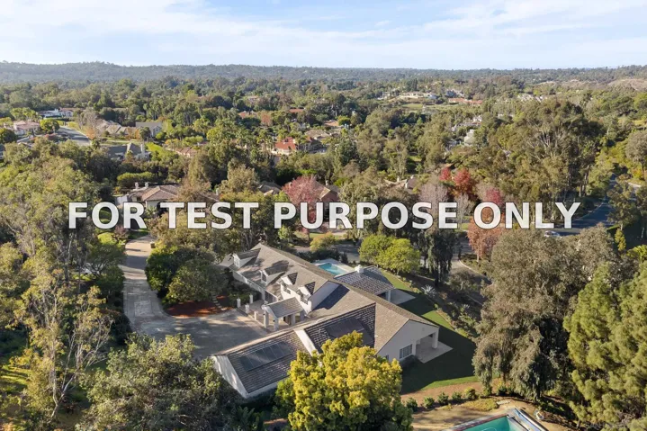 Demo/Test Data 17515 Circa Oriente, Rancho Santa Fe, Ca 92067