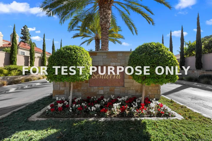 Demo/Test Data 14036 Via Marcala, San Diego, Ca 92130