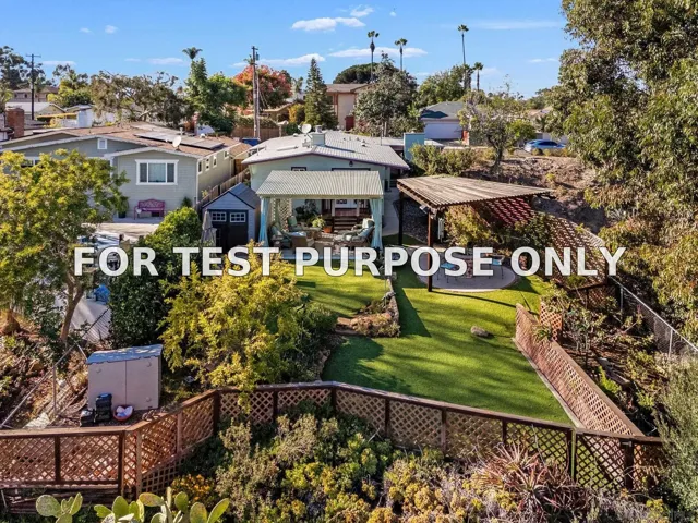 Demo/Test Data 5175 Benton Place, San Diego, Ca 92116
