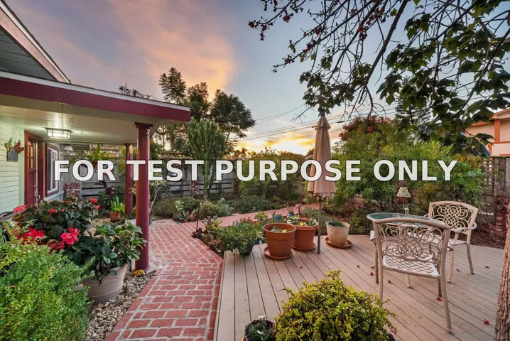 Demo/Test Data 5175 Benton Place, San Diego, Ca 92116