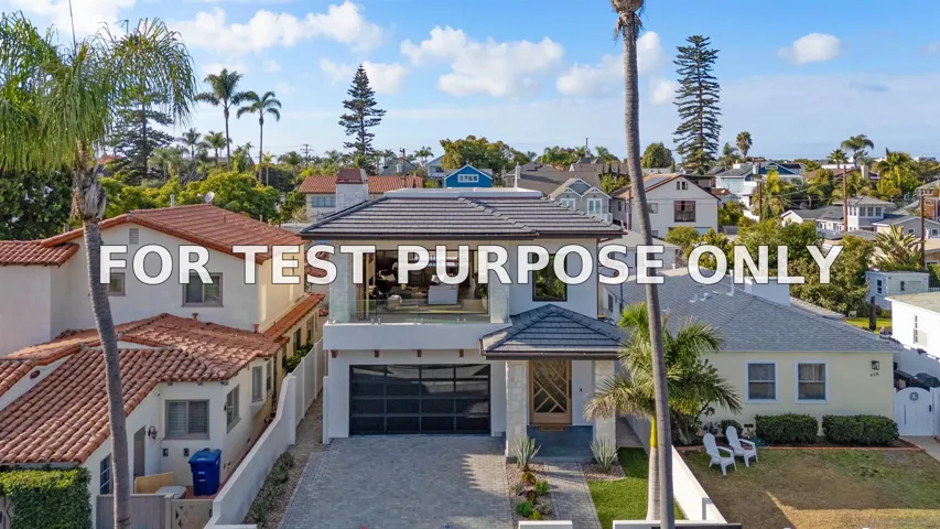 Demo/Test Data 440 Pomona Ave, Coronado, Ca 92118