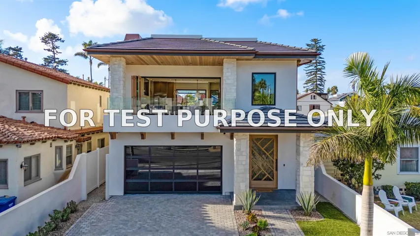 Demo/Test Data 440 Pomona Ave, Coronado, Ca 92118