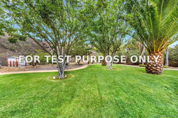 Demo/Test Data 11766 Treadwell Dr, Poway, Ca 92064
