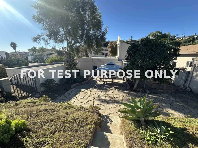 Demo/Test Data 3304 Canon Street, San Diego, Ca 92106