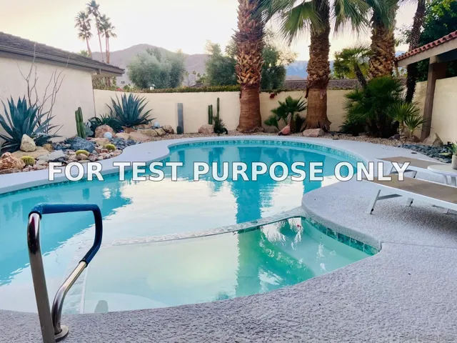 Demo/Test Data 142 Yale Dr., Rancho Mirage, Ca 92270