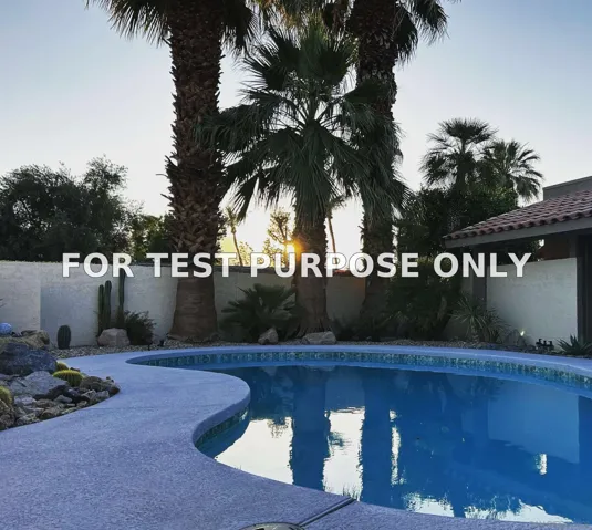 Demo/Test Data 142 Yale Dr., Rancho Mirage, Ca 92270