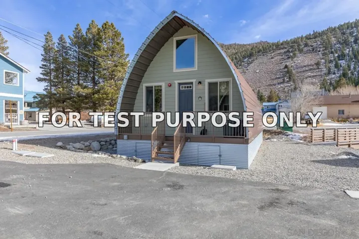 Demo/Test Data 25 Howard Ave, June Lake, Ca 93529