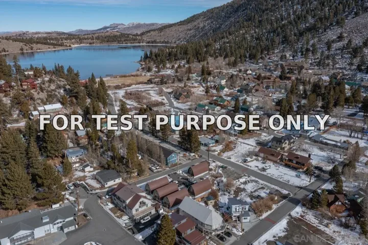Demo/Test Data 25 Howard Ave, June Lake, Ca 93529
