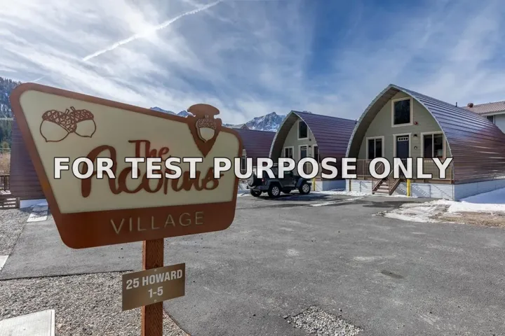 Demo/Test Data 25 Howard Ave, June Lake, Ca 93529