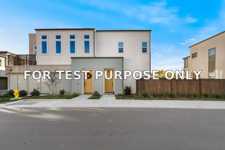 Demo/Test Data 2205 Trevi Cir, Chula Vista, Ca 91913