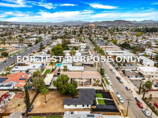 Demo/Test Data 1036 Leslie Rd, El Cajon, Ca 92020