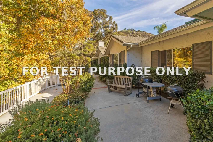 Demo/Test Data 29448 Costalota, Valley Center, Ca 92082