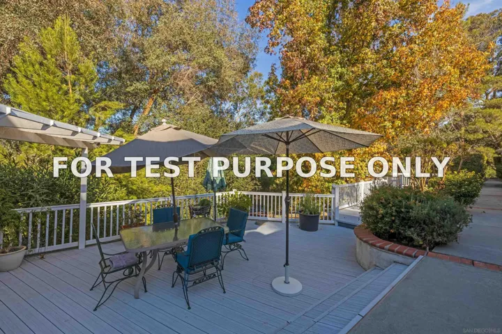 Demo/Test Data 29448 Costalota, Valley Center, Ca 92082