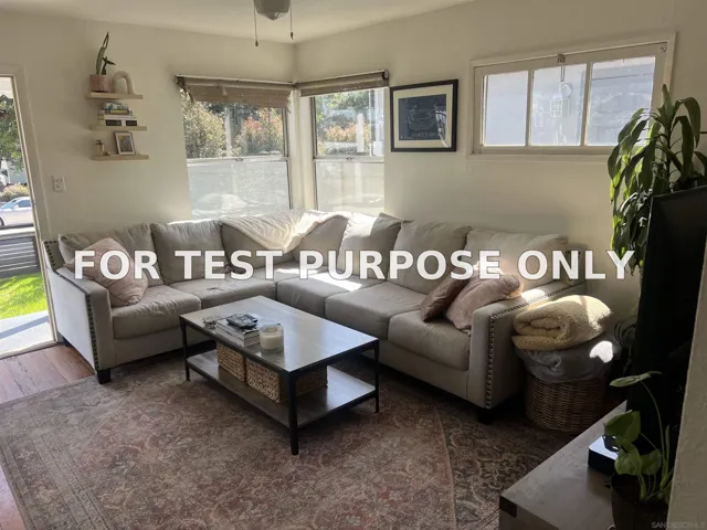 Demo/Test Data 2134 Reed Avenue, San Diego, Ca 92109