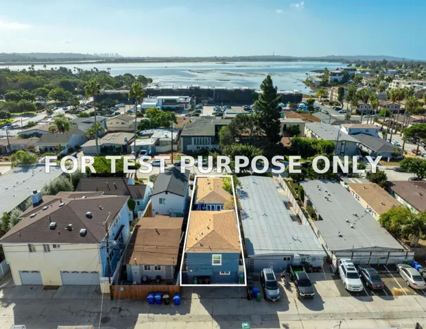 Demo/Test Data 2134 Reed Avenue, San Diego, Ca 92109