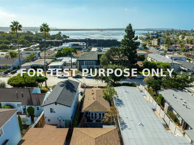 Demo/Test Data 2134 Reed Avenue, San Diego, Ca 92109