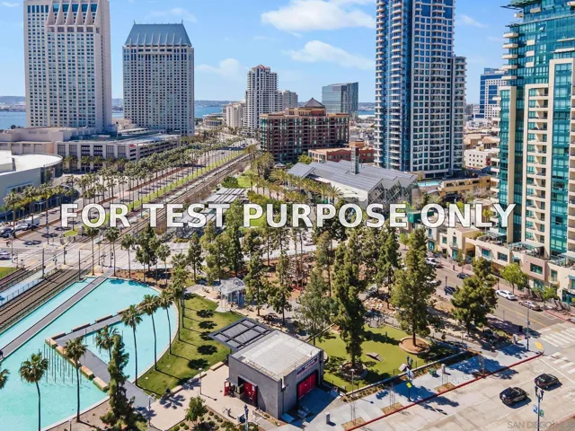 Demo/Test Data 101 Market St Unit 412, San Diego, Ca 92101