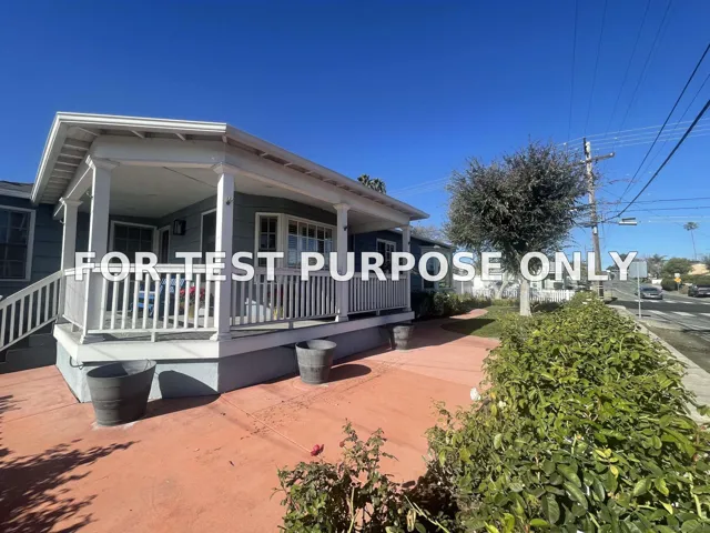 Demo/Test Data 4894 Garfield St, La Mesa, Ca 91941