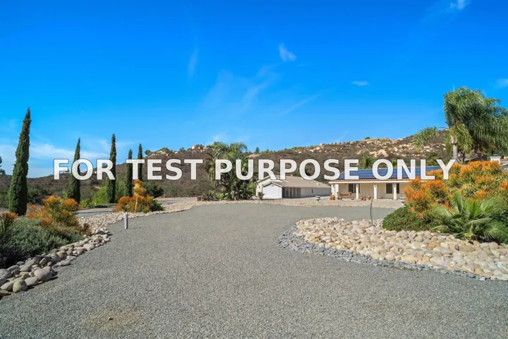 Demo/Test Data 12630 Calle De Rob, Poway, Ca 92064