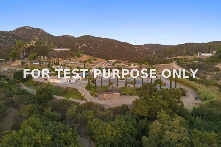 Demo/Test Data 12630 Calle De Rob, Poway, Ca 92064