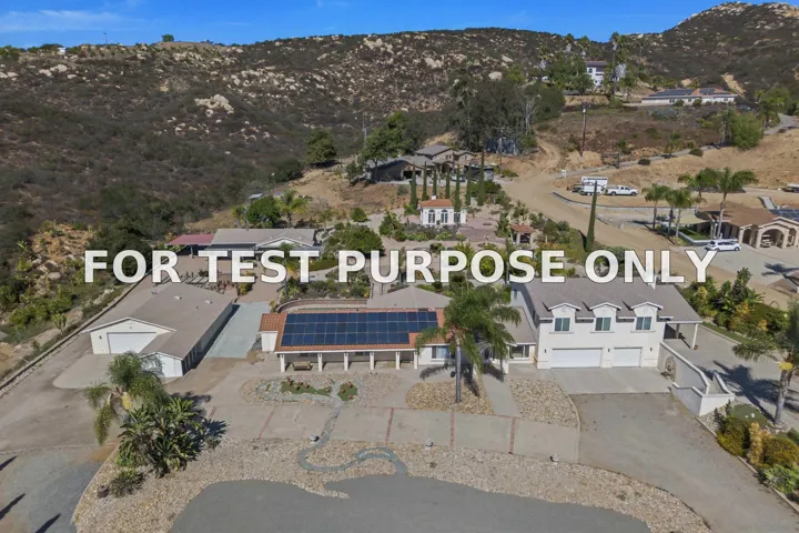 Demo/Test Data 12630 Calle De Rob, Poway, Ca 92064