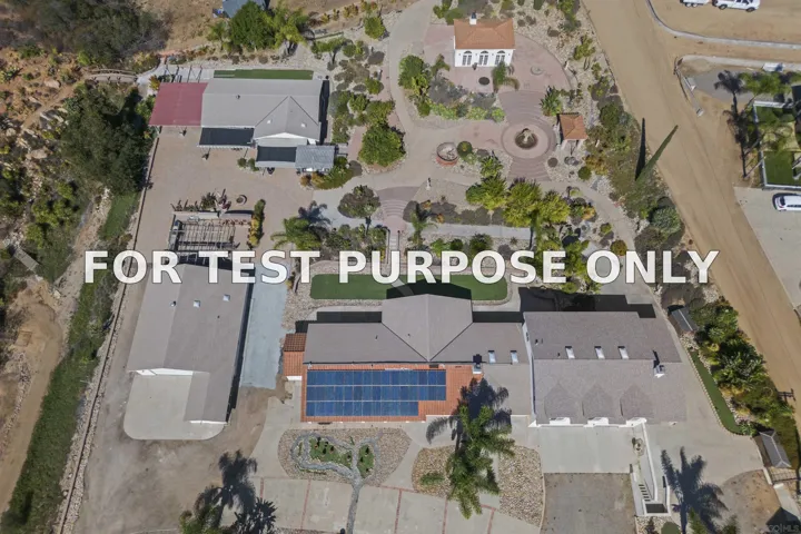 Demo/Test Data 12630 Calle De Rob, Poway, Ca 92064