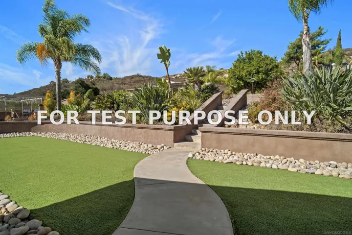 Demo/Test Data 12630 Calle De Rob, Poway, Ca 92064