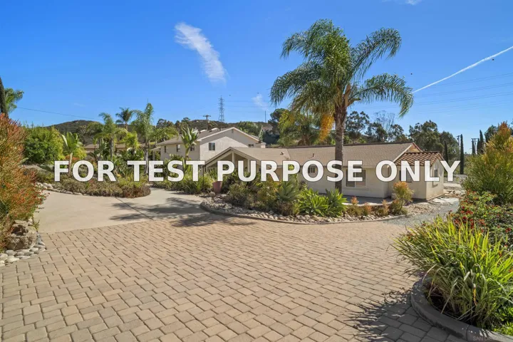 Demo/Test Data 12630 Calle De Rob, Poway, Ca 92064