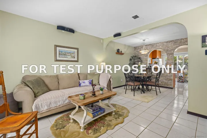 Demo/Test Data 10158 Carefree Drive, Santee, Ca 92071