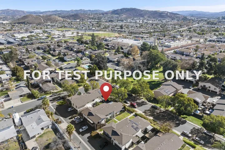 Demo/Test Data 10158 Carefree Drive, Santee, Ca 92071