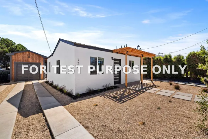 Demo/Test Data 7201 Amherst St, La Mesa, Ca 91942
