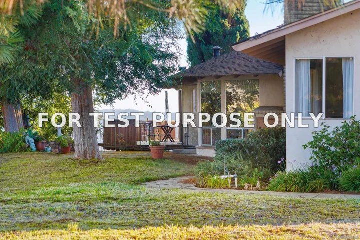 Demo/Test Data 12450 Santa Catalina Rd, Valley Center, Ca 92082