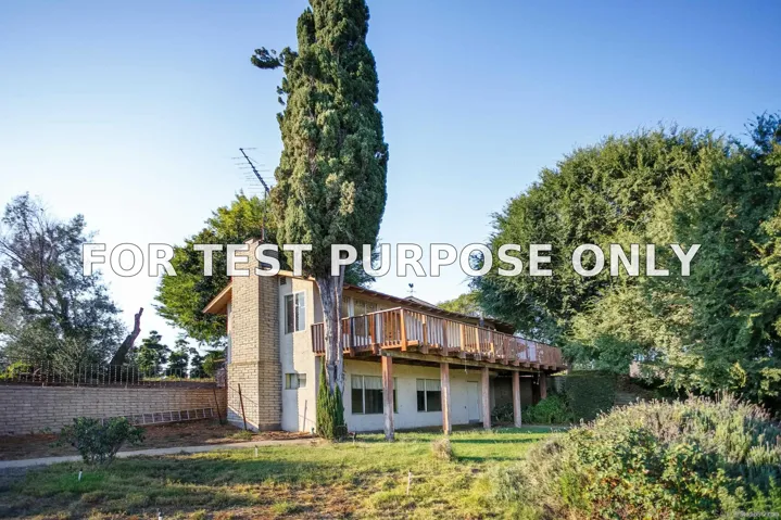 Demo/Test Data 12450 Santa Catalina Rd, Valley Center, Ca 92082